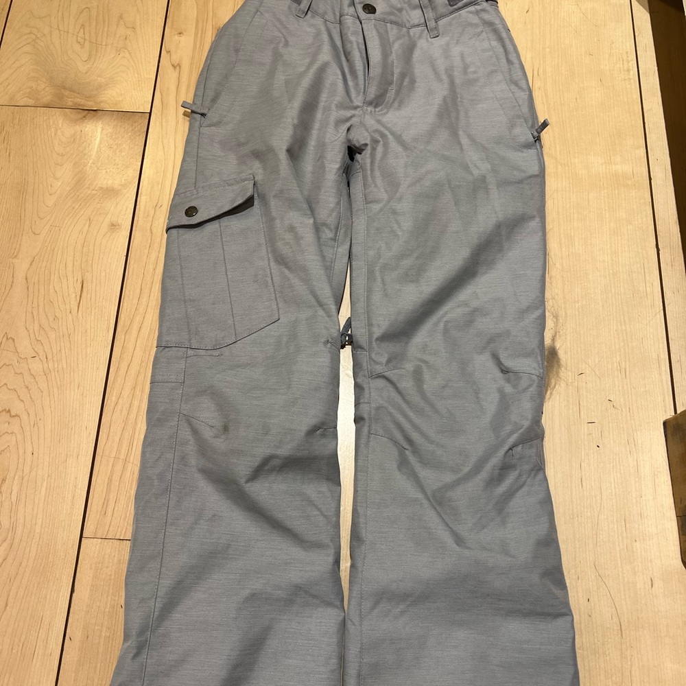 Roxy girls snow pants -grey adjustable waist
